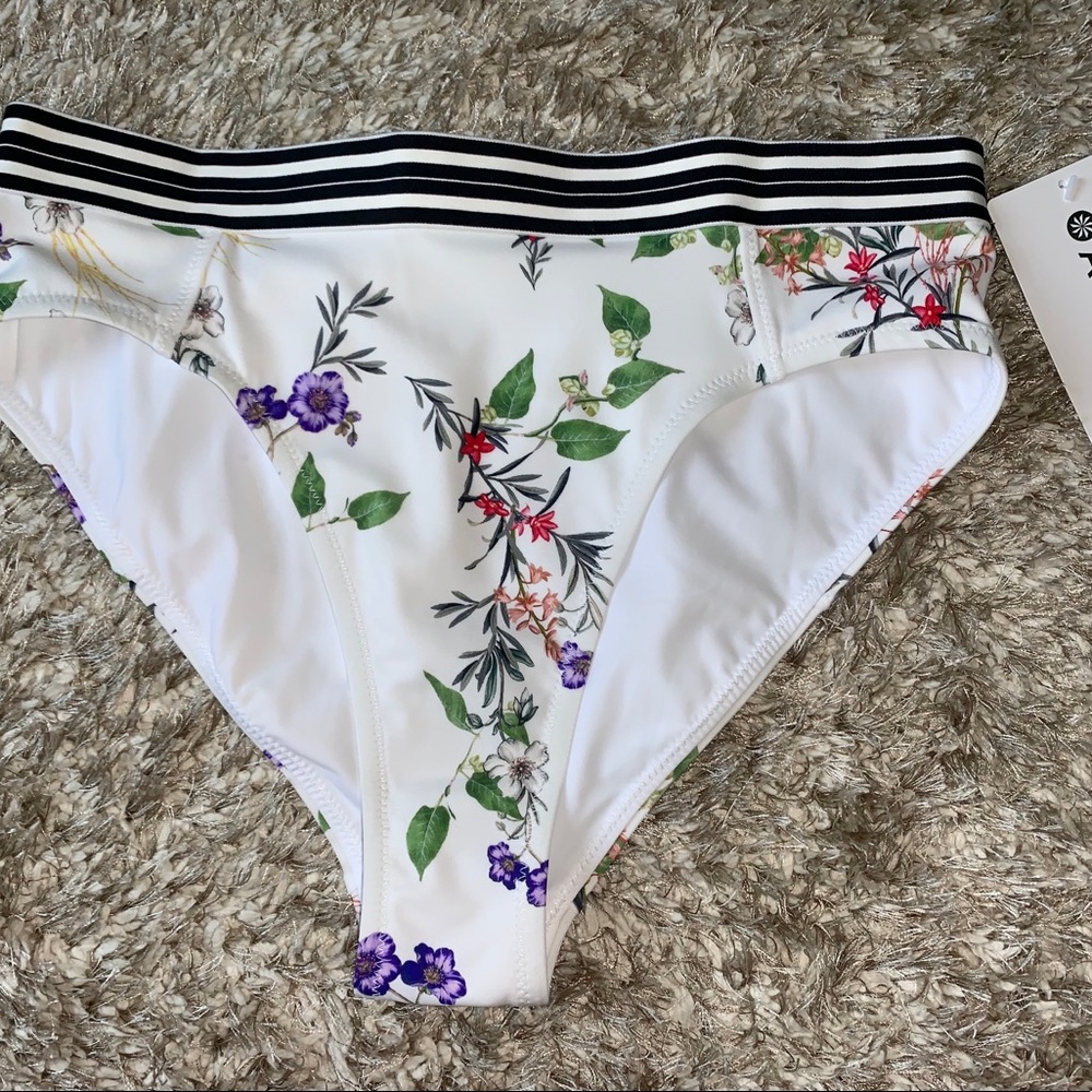 Athleta Gold Coast Floral Bikini Bottom